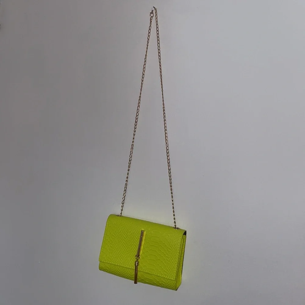 Neon Yellow Shoulder Bag - Picture 4 of 5